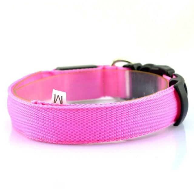 Adjustable LED Dog Collar Glowing Anti-lost