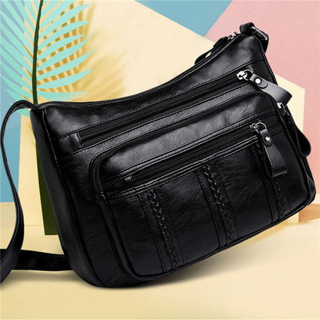 Fashion Multi-layer Large Capacity Single Shoulder  Bag