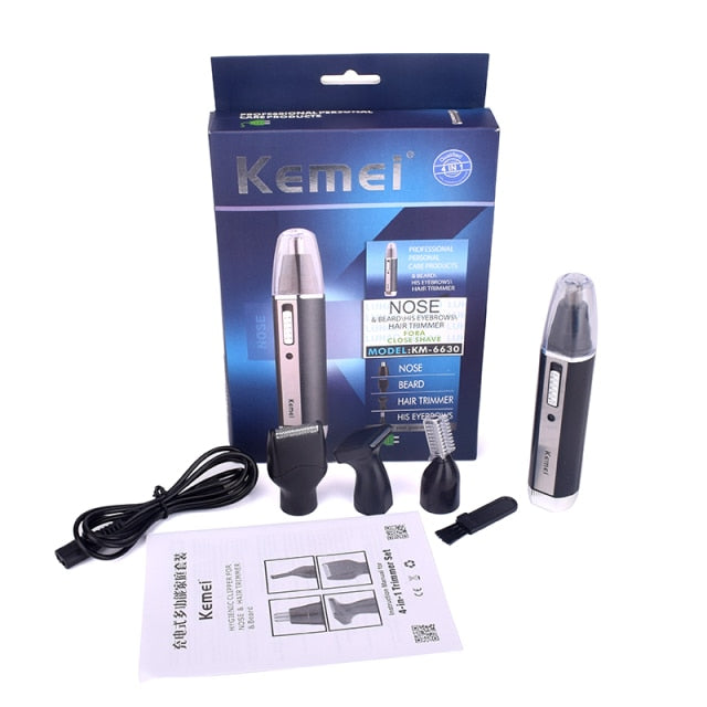 Rechargeable Electric Nose Ear Hair Trimmer Painless