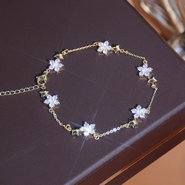 Super Shine Transparent Zircon Bracelet