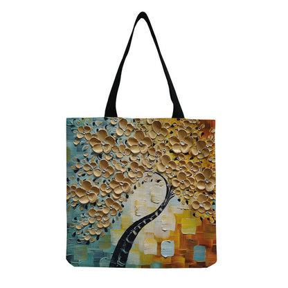 Bright Colors Cartoon Mushroom Printed Bag