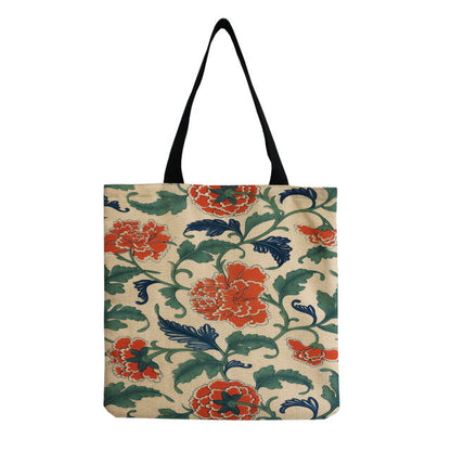 Bright Colors Cartoon Mushroom Printed Bag