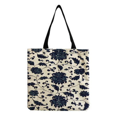 Bright Colors Cartoon Mushroom Printed Bag