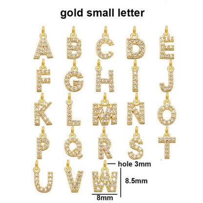 Initial Charm A-Z Letters Necklace