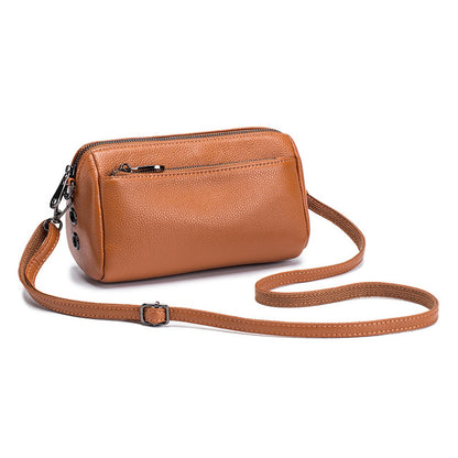 Soft Genuine Leather Women Messenger Bag