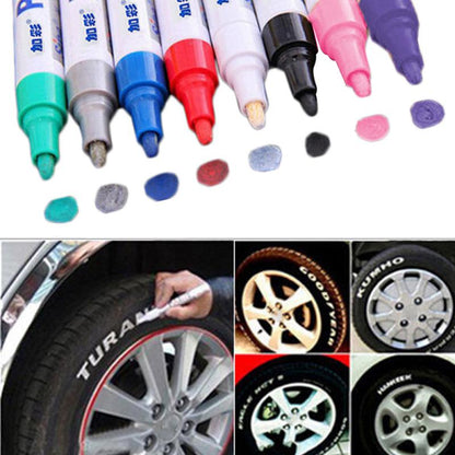 Car Paint Pen Waterproof Wheel Tire