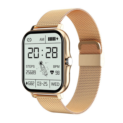 Smartwatch Full Touch Square Screen Heart Rate Monitor Fitness Tracker