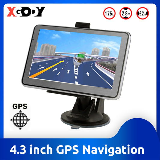 Car Gps Navigation 4.3 inch Touch Screen Truck