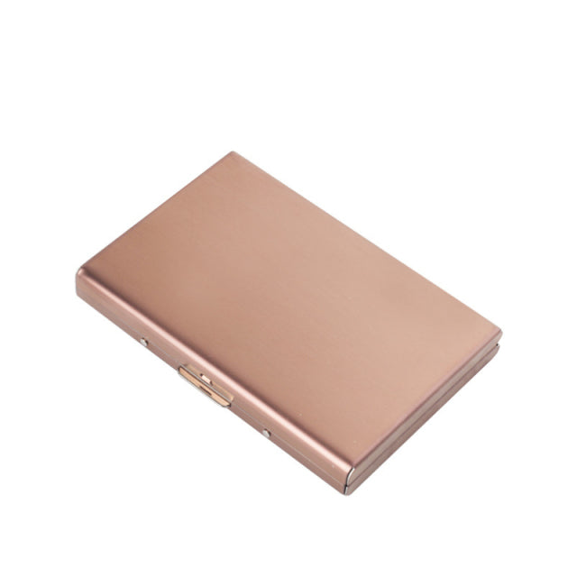 Fashion Aluminum Anti magnetic Card Holder