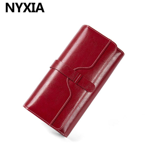 Genuine Leather Wallet Long