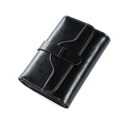 Genuine Leather Wallet Long