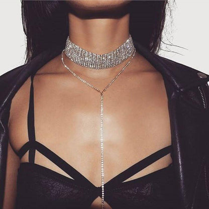 Selling Rhinestone Choker Crystal Gem Luxury Chokers