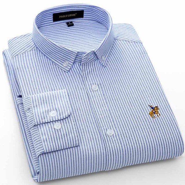 Cotton Shirts For Men Oxford Long