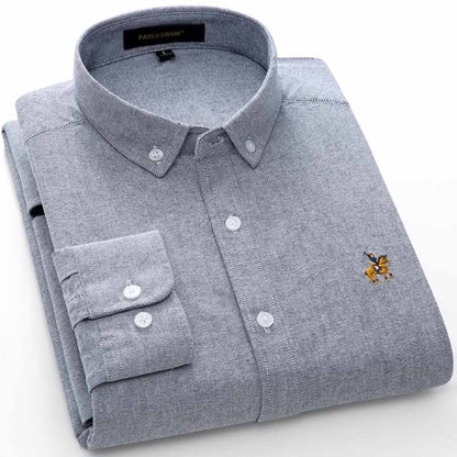 Cotton Shirts For Men Oxford Long