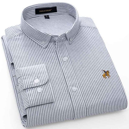 Cotton Shirts For Men Oxford Long