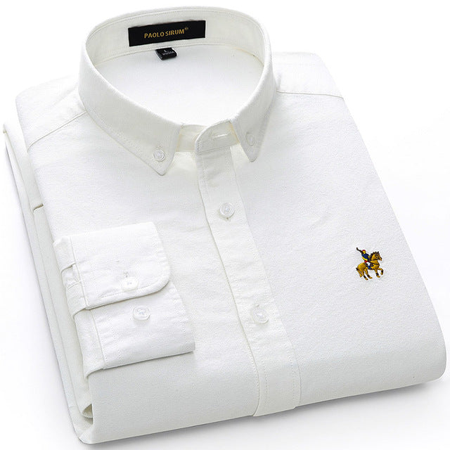 Cotton Shirts For Men Oxford Long