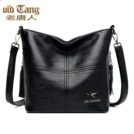 Luxury Handbag Large Capacity Leather Cross Body