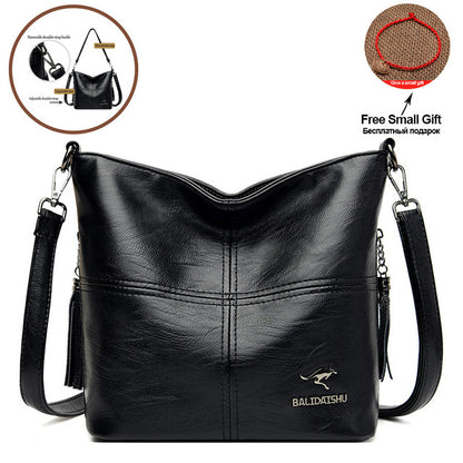 Luxury Handbag Large Capacity Leather Cross Body