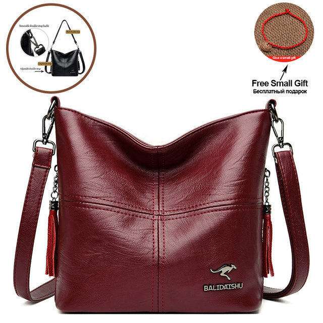 Luxury Handbag Large Capacity Leather Cross Body