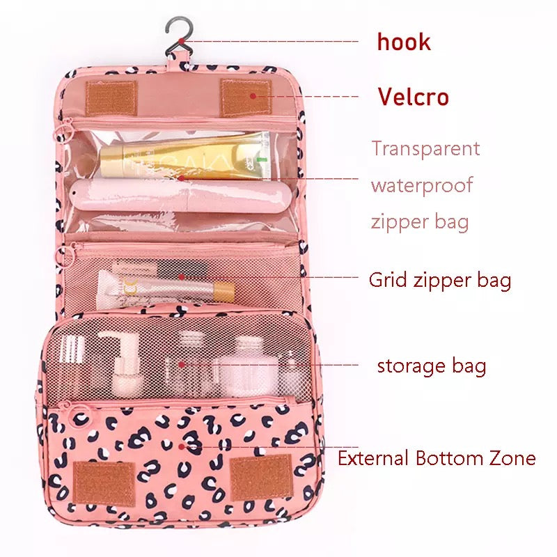 High Capacity Makeup Bag