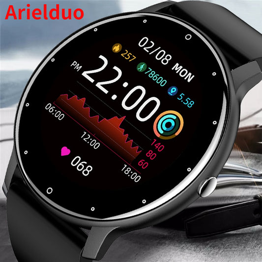 smart watch full touch screen sports fitness