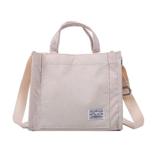 Reusable Canvas Shoulder Tote Bag