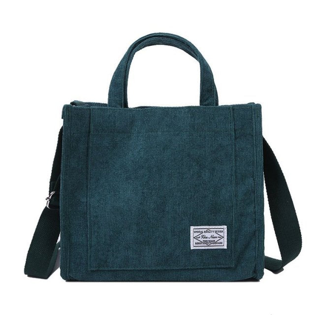 Reusable Canvas Shoulder Tote Bag