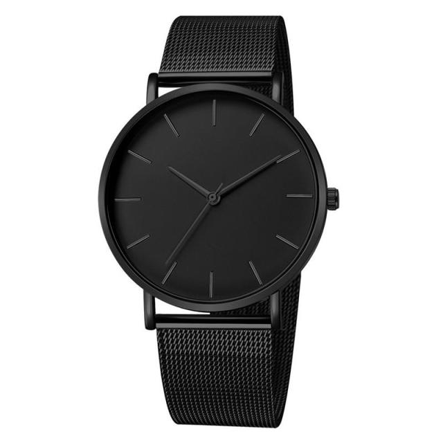 Modern Watch Fashion Black Quartz