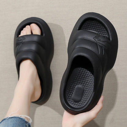 Solid Sandals Men Fashion Outside Thick