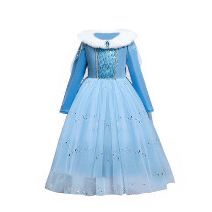 Anna Elsa Princess Dress