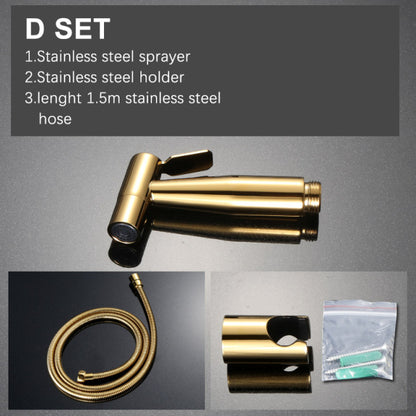 Toilet Bidet Sprayer Douche Kit Titanium Gold