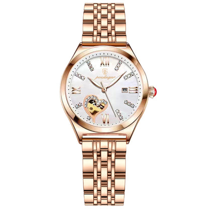 Fashion Rose Gold Stainless Stain  Watch