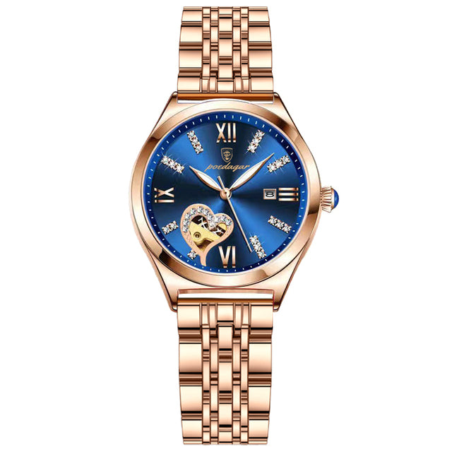 Fashion Rose Gold Stainless Stain  Watch