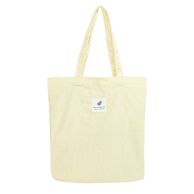 Reusable Canvas Shoulder Tote Bag