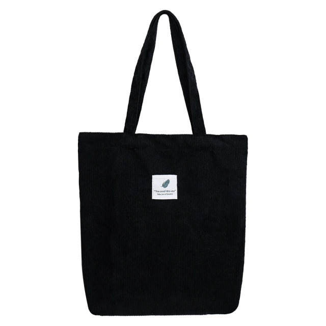 Reusable Canvas Shoulder Tote Bag