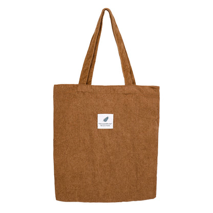 Reusable Canvas Shoulder Tote Bag