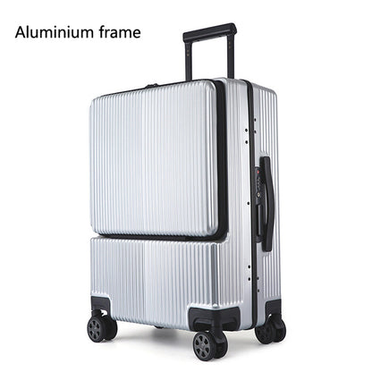 Aluminium frame trolley luggage