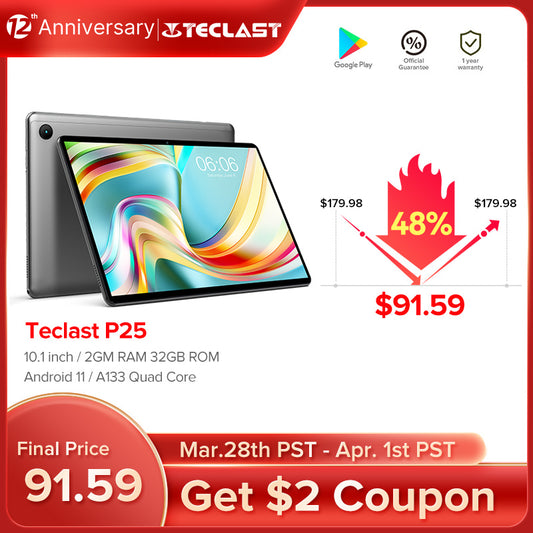 teclast P25  Tablet Android 11