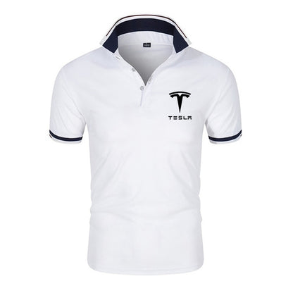 Tesla Men Polo Shirt