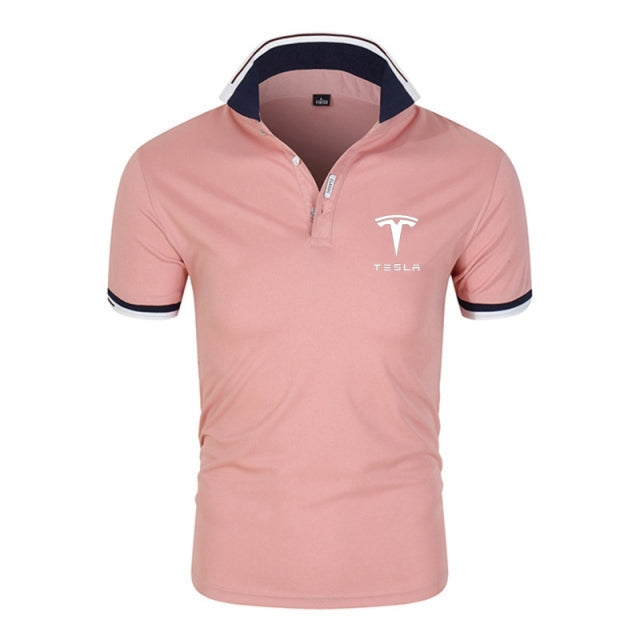 Tesla Men Polo Shirt