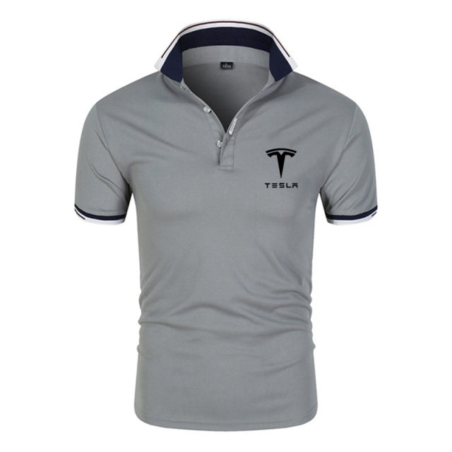 Tesla Men Polo Shirt