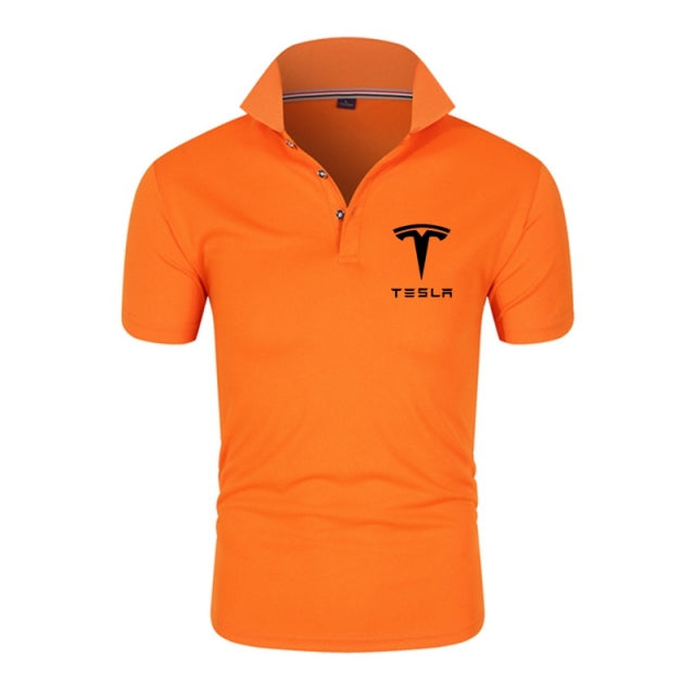 Tesla Men Polo Shirt