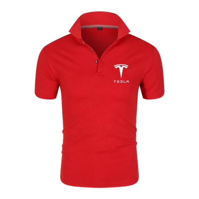 Tesla Men Polo Shirt