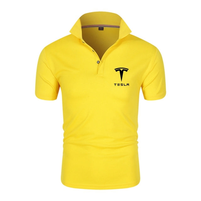 Tesla Men Polo Shirt