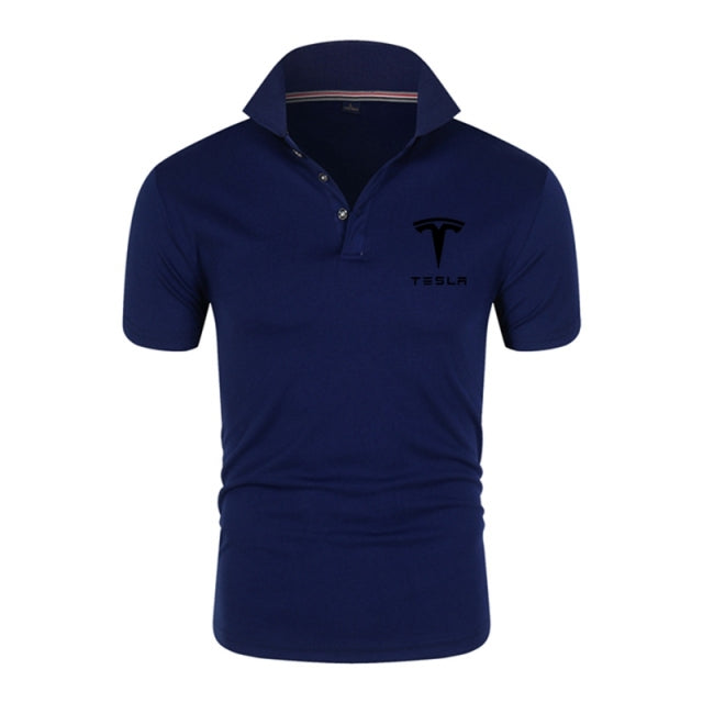 Tesla Men Polo Shirt