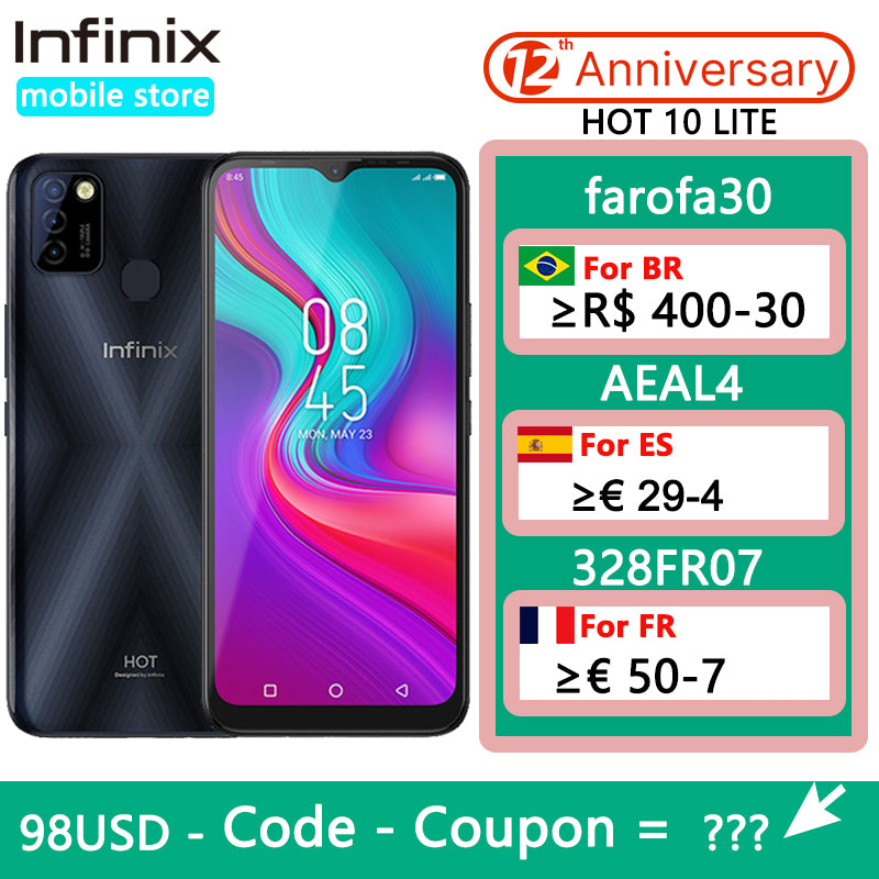 Infinix hot 10 lite Global Version