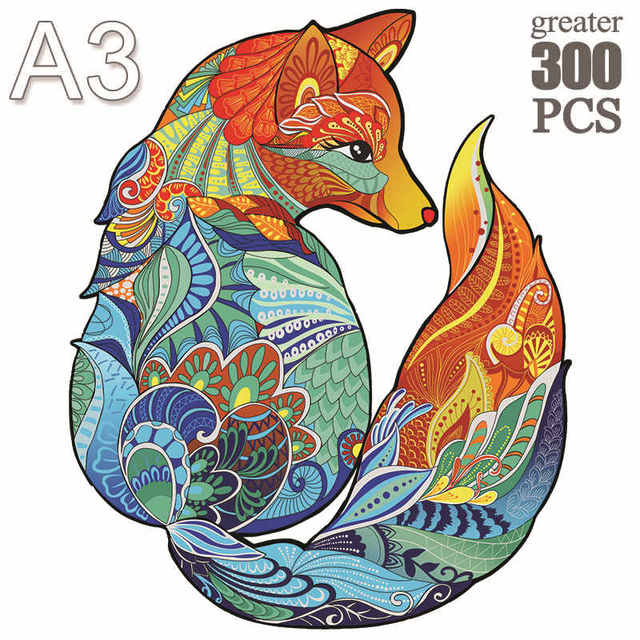 3D Animal Wooden Puzzles Jigsaw