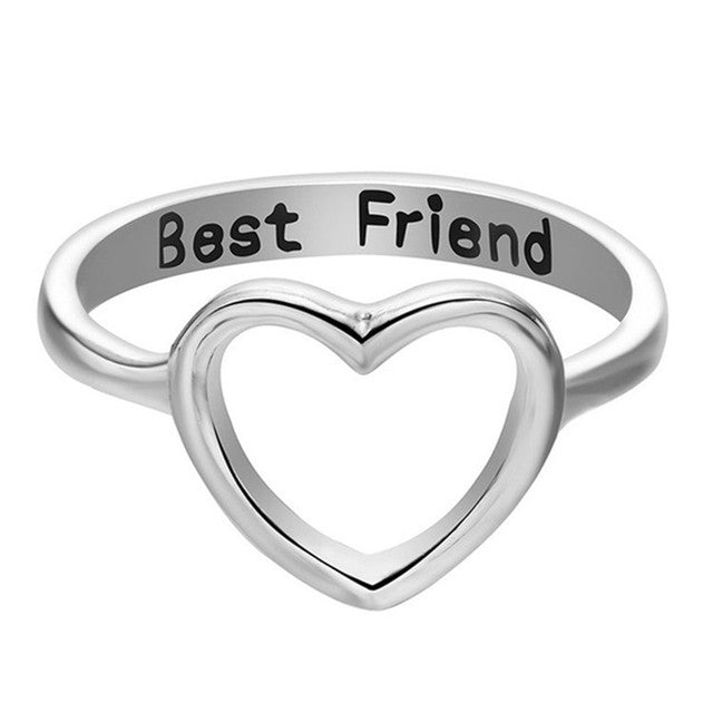 Delicate Double Heart Finger Ring