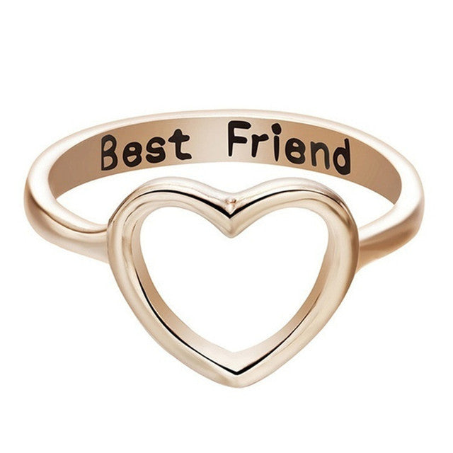 Delicate Double Heart Finger Ring