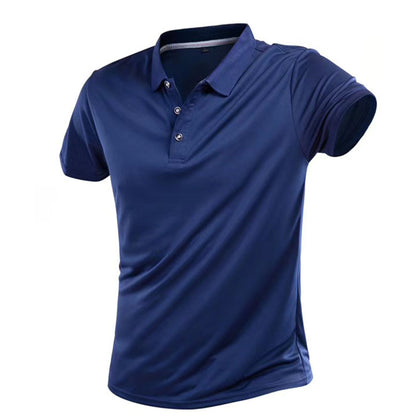 Polo Shirt Casual Solid Short Sleeve